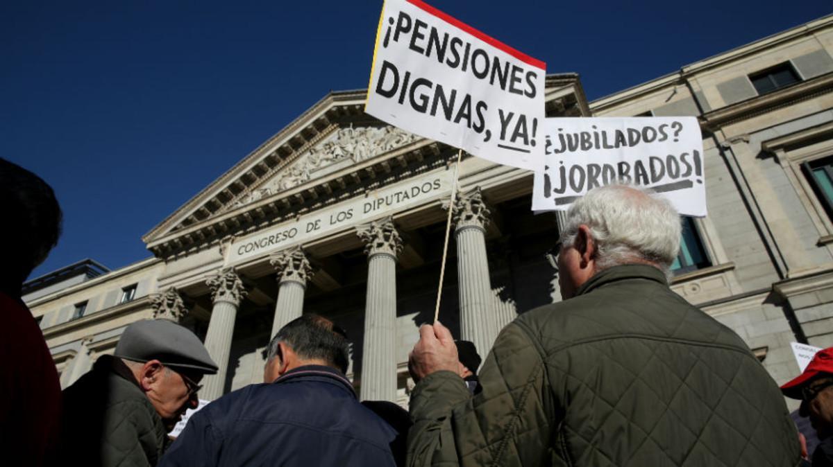 jubilados pensionistas protesta