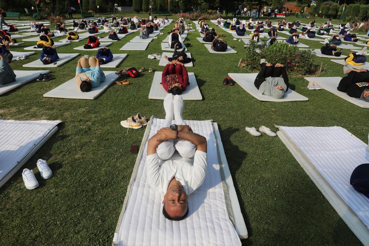 Día Internacional del Yoga en la India