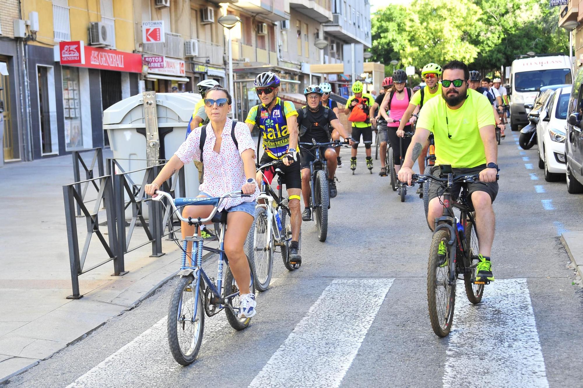 Segunda 'bicifestación' en Elche