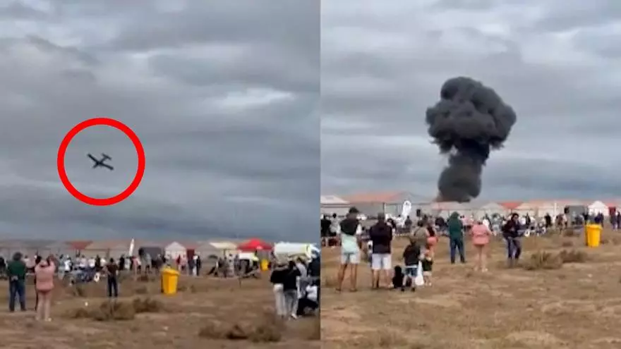 Una avioneta se estrella durante una exhibición aérea en Sudáfrica