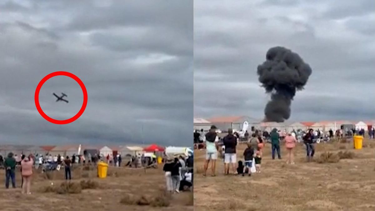Una avioneta se estrella durante una exhibición aérea en Sudáfrica