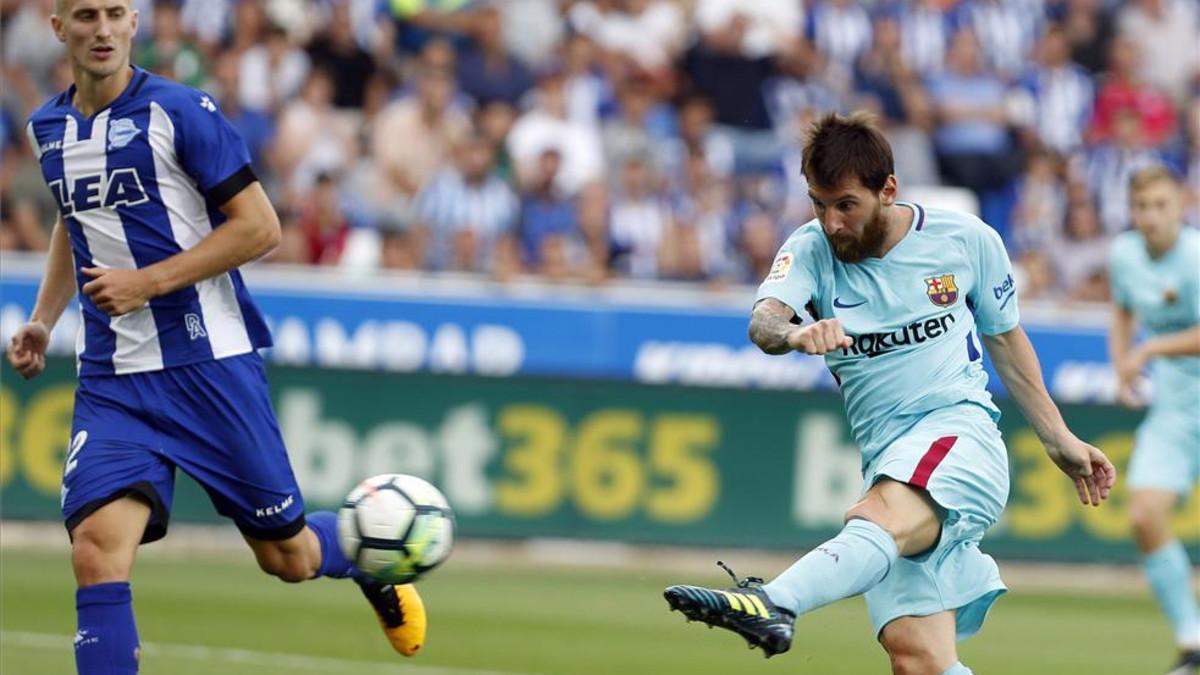 Messi, un peligro constante para las defensas rivales