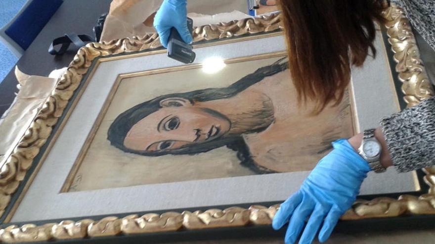 La obra de Picasso &#039;Cabeza de mujer joven&#039;.