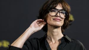 La directora y actriz Paz Vega en el photocall del estreno de Rita en el Festival de Cine de Locarno, en Suiza