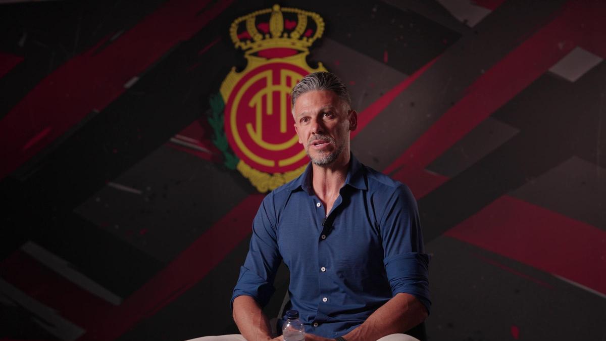 Demichelis, en la entrevista que ha ofrecido a los medios del club reas renovar.