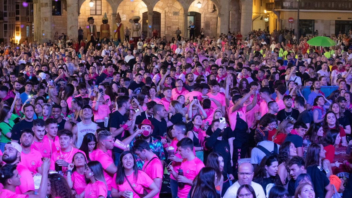 Peñas en las fiestas de San Pedro de Zamora.