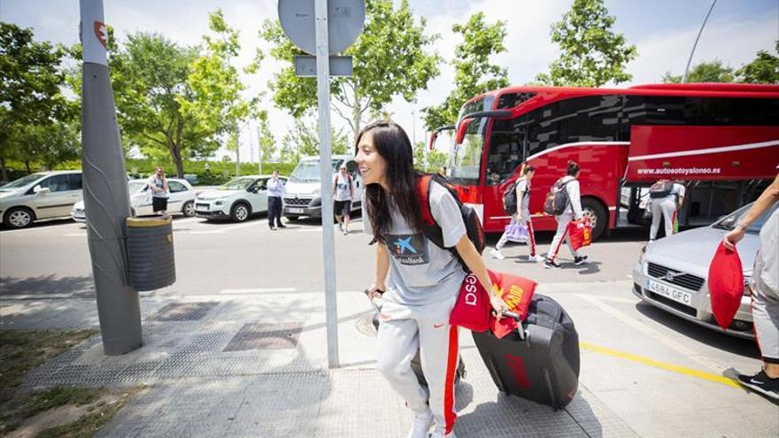 La selección llega a Zaragoza con el objetivo del oro europeo