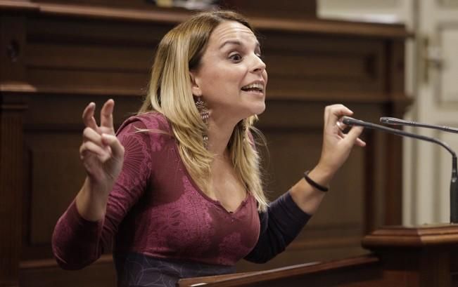 29/11/2016.Pleno del Parlamento de Canarias..Presupuestos