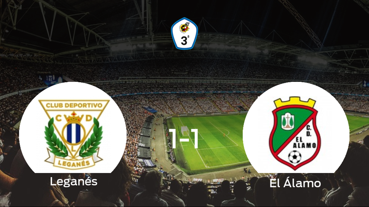 Reparto de puntos entre el Leganés B y El Álamo (1-1)