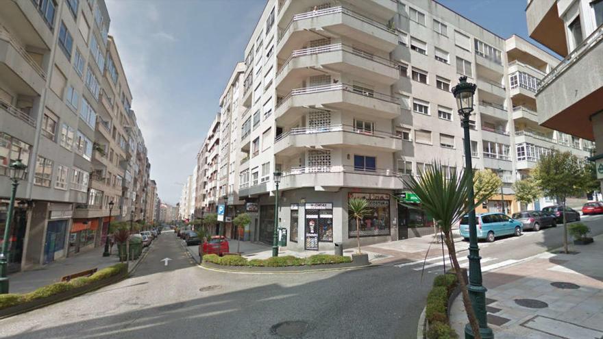 Vista de la calle Barcelona en Vigo. // FdV