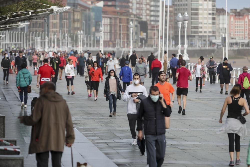 Inicio de la desescalada en Gijón