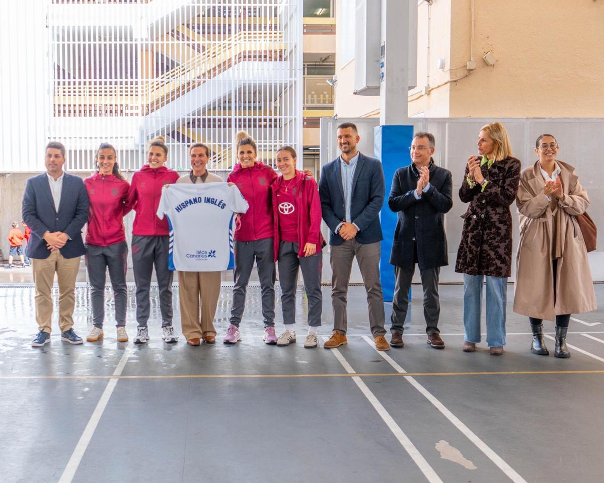 La visita al colegio Hispano Inglés.