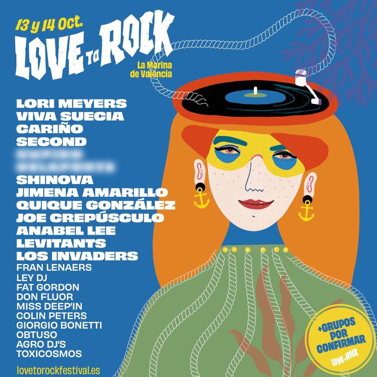 Cartel provisional del Love to Rock