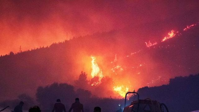 Important incendi forestal a Esmirna (Turquia), el juny de l’any passat. | AHMET AYBERK CIMEN / AFP