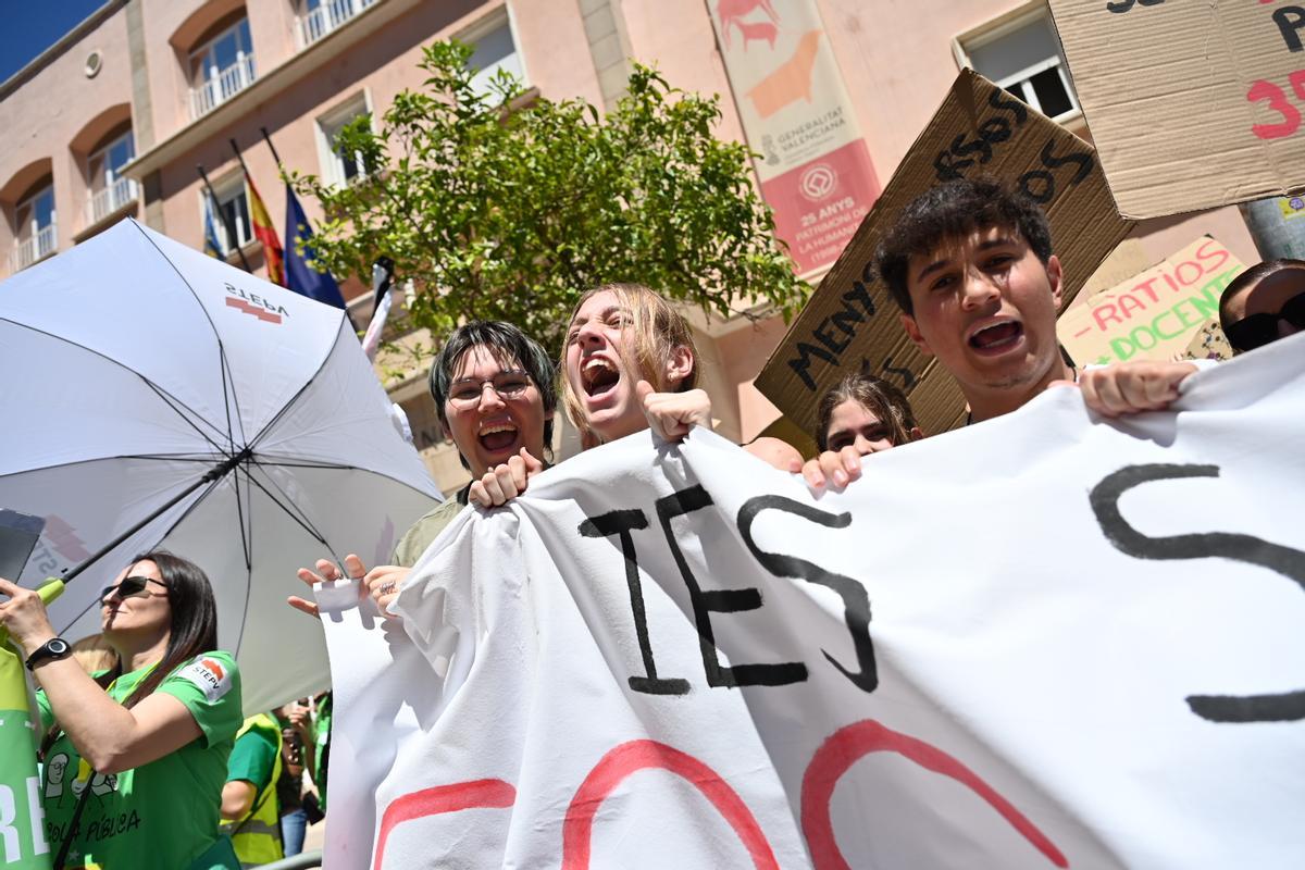 Huelga educativa en Castelló