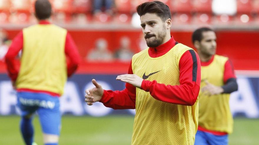 Canella, durante un entrenamiento.