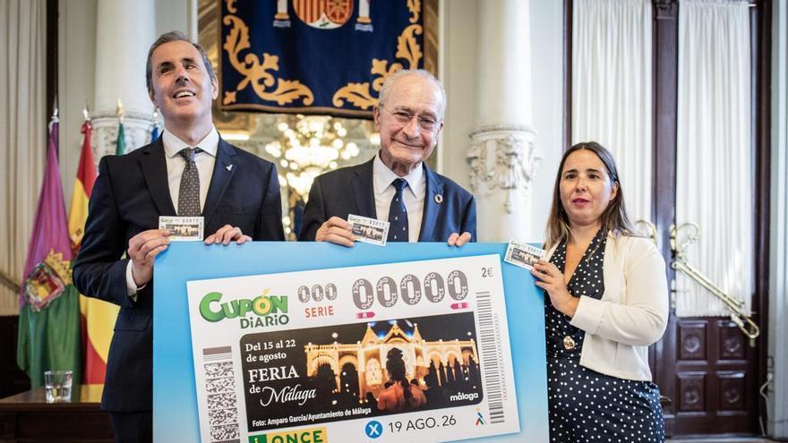 La Feria de Málaga protagonizará cinco millones de cupones de la ONCE