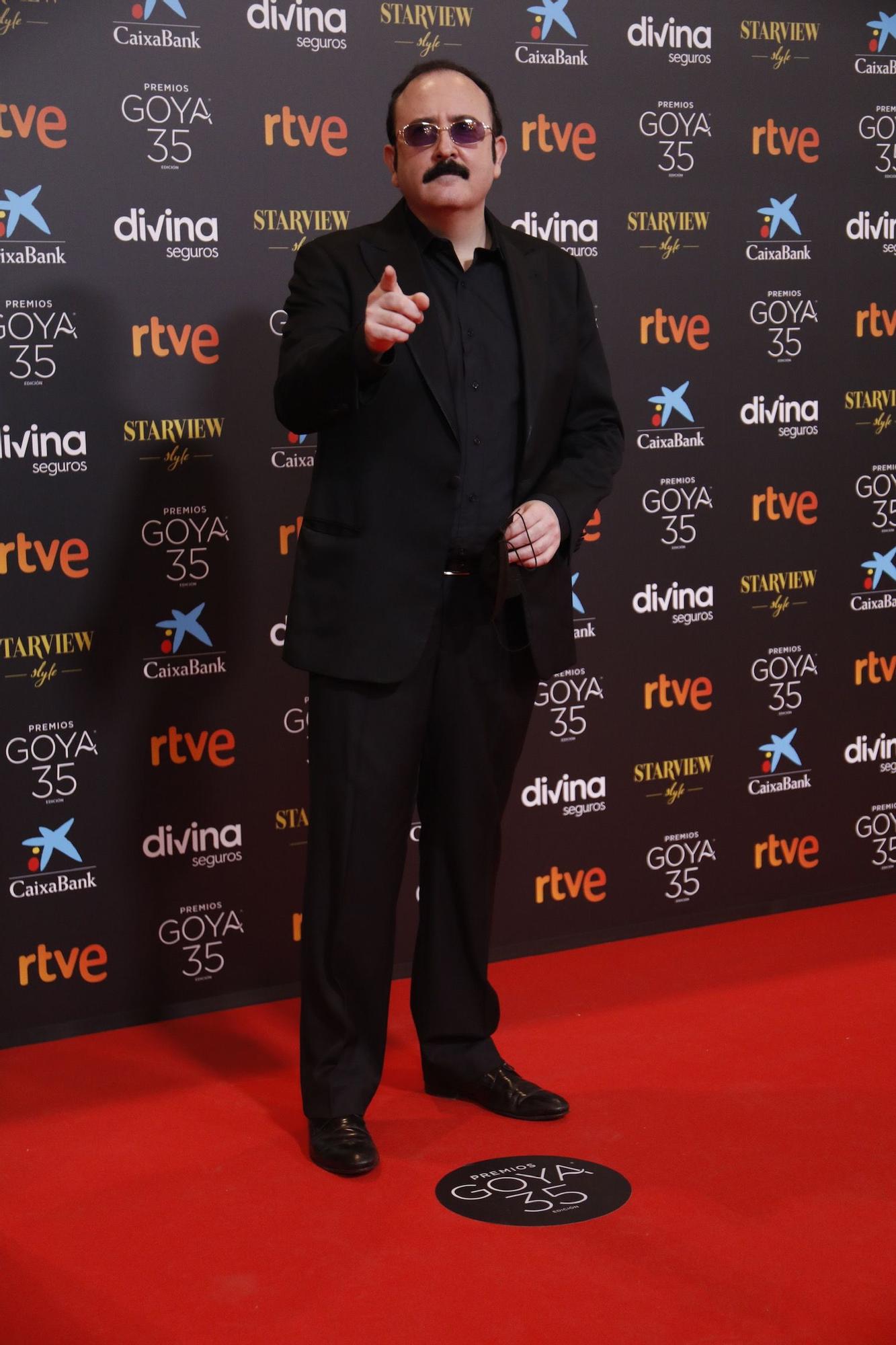 Alfombra roja de la gala de los Goya 2021 en Málaga