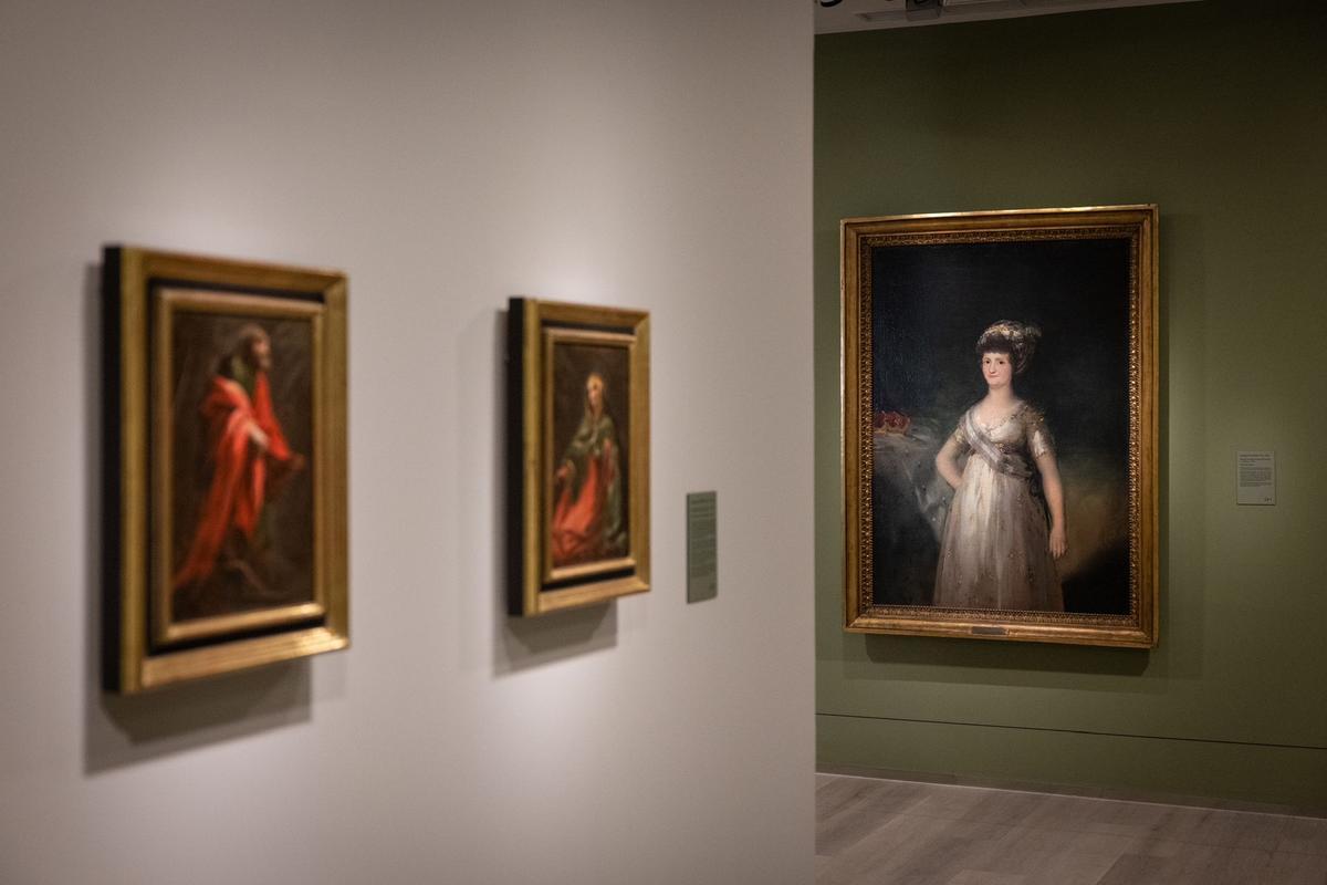 En imágenes | Las obras de Goya de la Fundación Ibercaja se 'refugian' por un tiempo en el Patio de la Infanta
