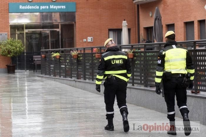 Coronavirus en Murcia: La UME interviene en la res