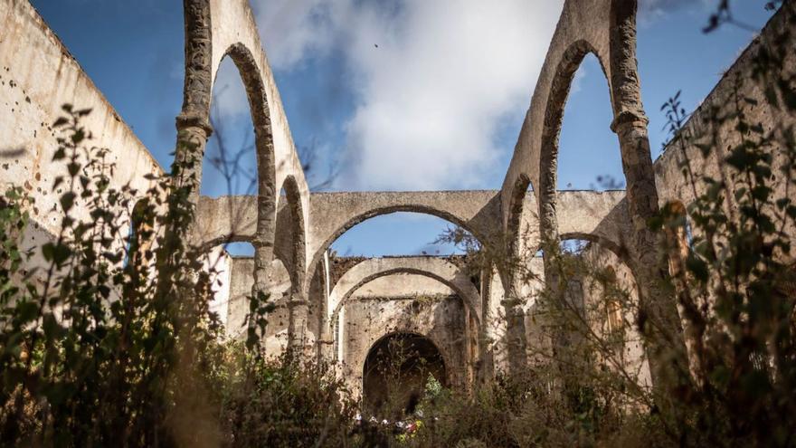 Las ruinas de la iglesia de San Agustín.
