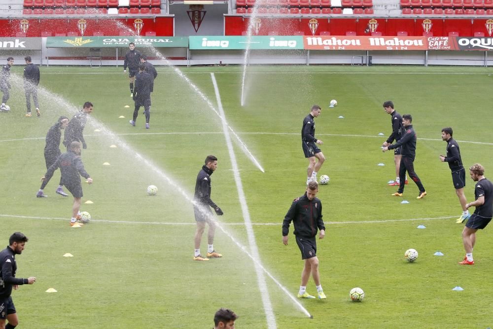 Entrenamiento del Sporting