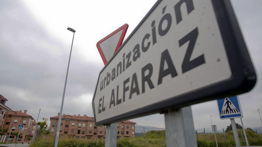 Urbanización El Alfaraz, donde se realizarán trabajos de adecuación y pintura viaria. | Mara Villamuza