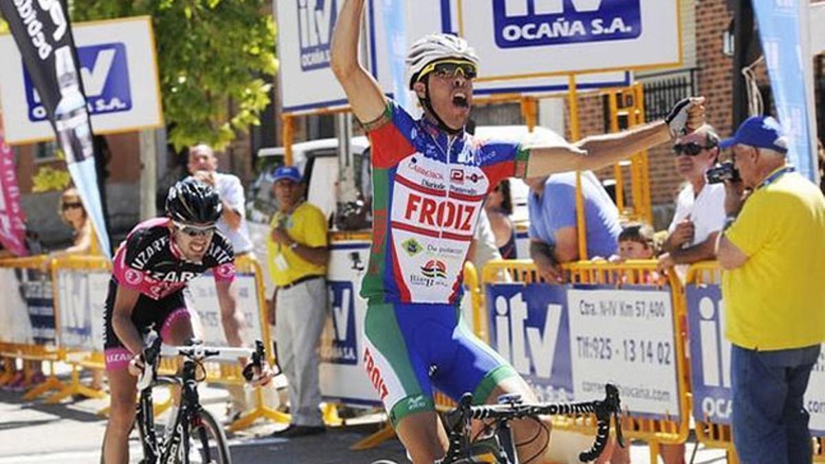 Pedro Merino en la Vuelta Cilista a Toledo