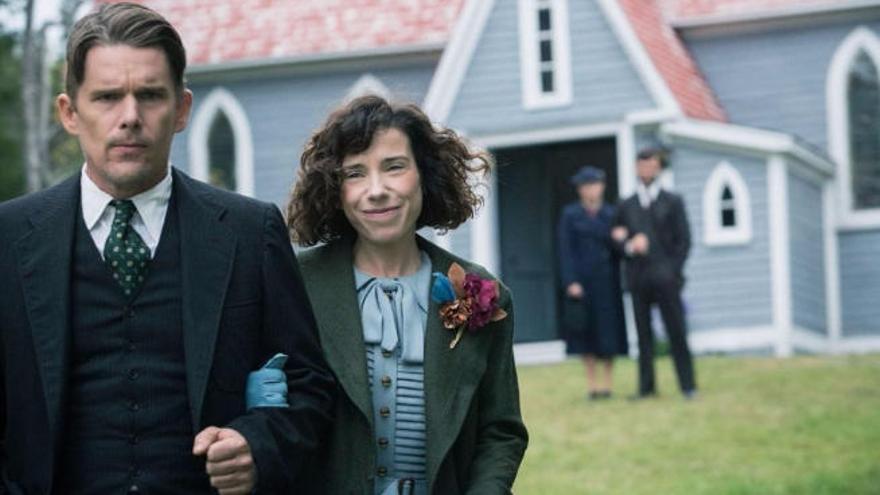 Sally Hawkins y Ethan Hawke,  entre la pintura y el amor