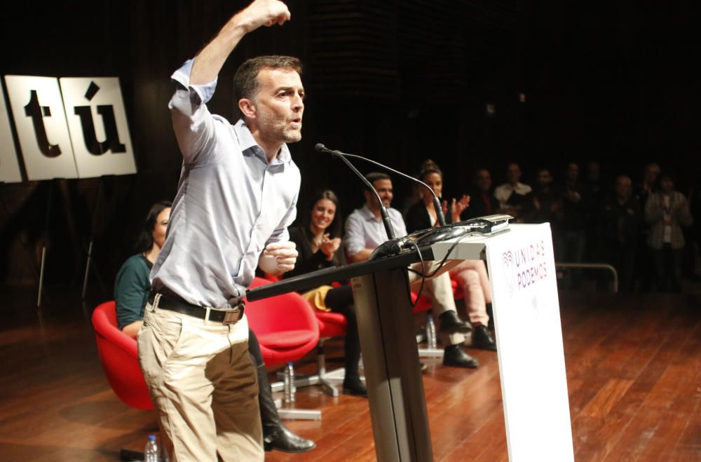 Acto de Unidas Podemos en el Palacio de Ferias de Málaga