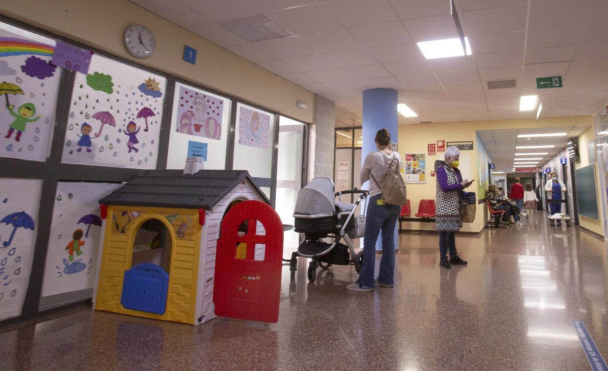 Planta de Pediatría del Hospital de Sant Joan, este invierno