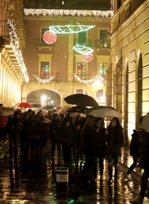 Luces de Navidad en Gijón