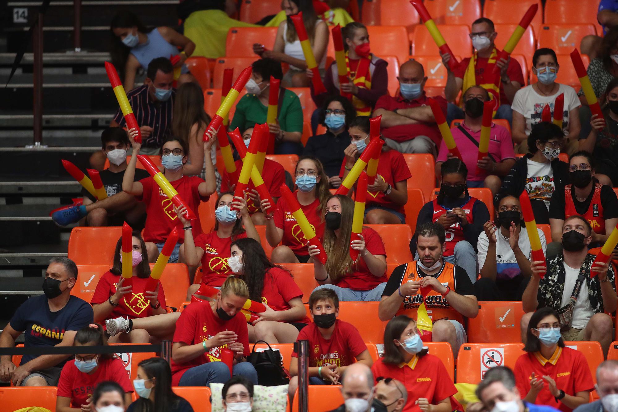 Las imágenes del Serbia - España del Eurobasket