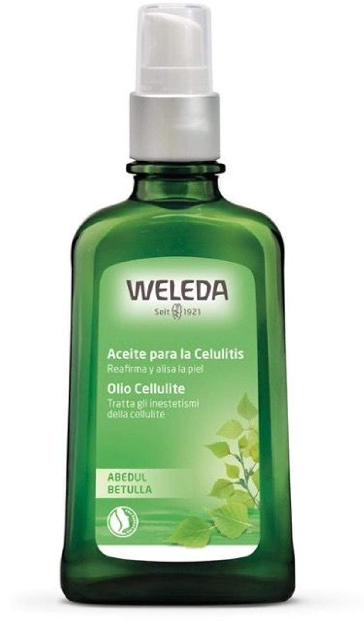 Aceite de Abedul para la celulitis, de Weleda