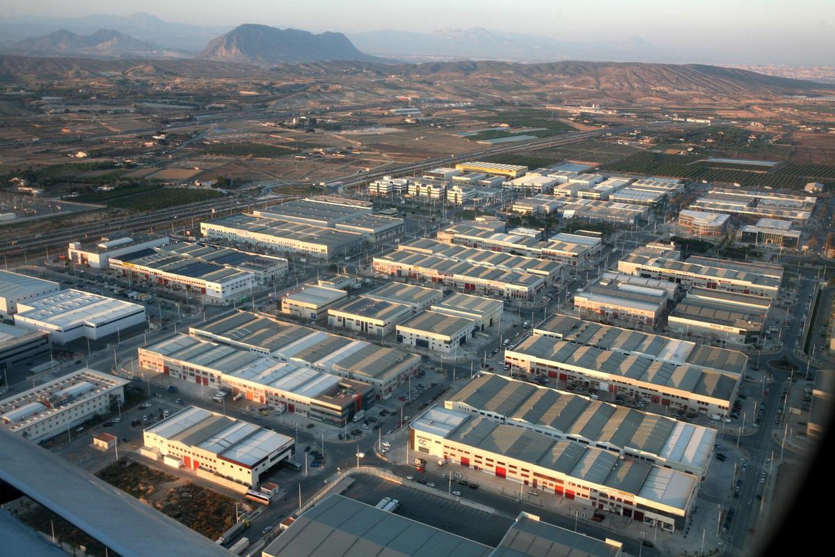 Una imagen del parque empresarial de Elche.