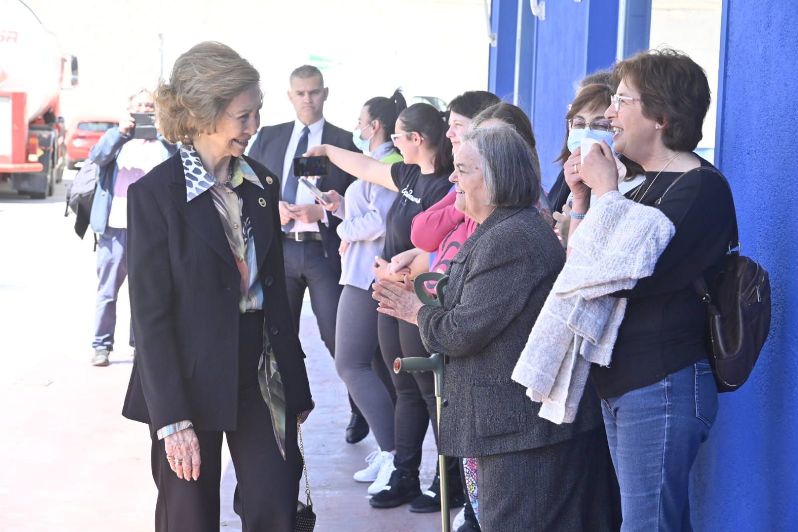 La reina Sofía visita Castelló: las primeras imágenes