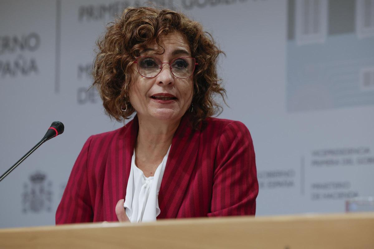La ministra de Hacienda, María Jesús Montero.