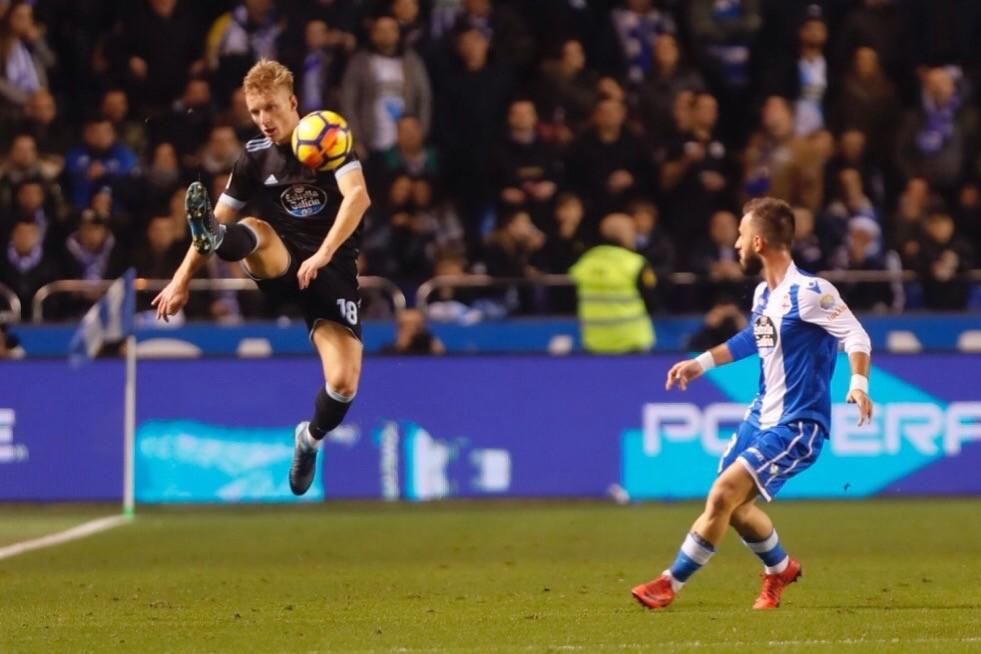 El Dépor cae ante el Celta en Riazor