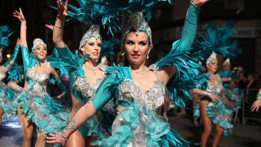 Imagen de uno de los desfiles de la última edición del Carnaval de Águilas, en 2020. | JUAN CABALLERO