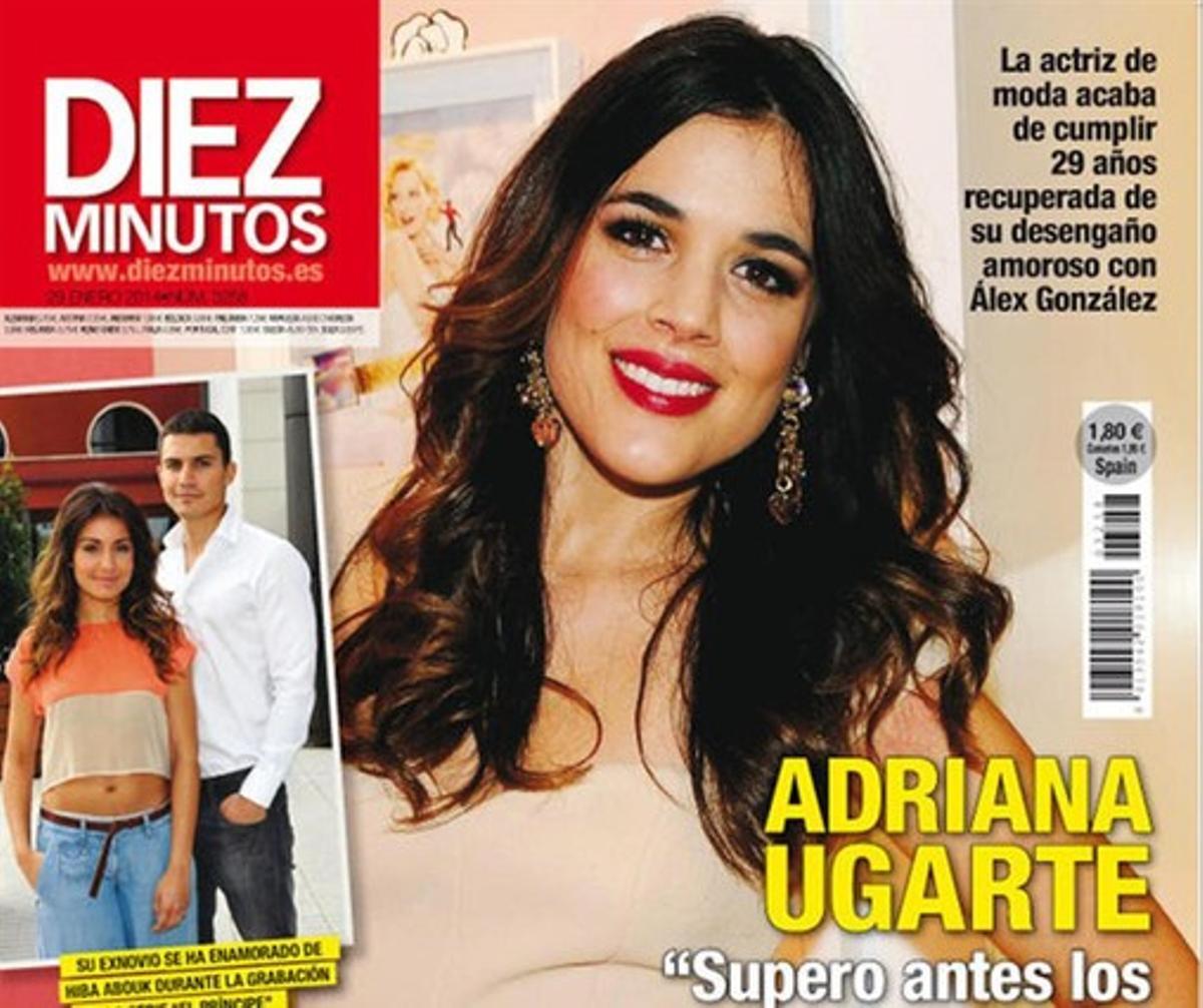 Adriana Ugarte en la portada de ’Diez Minutos’.