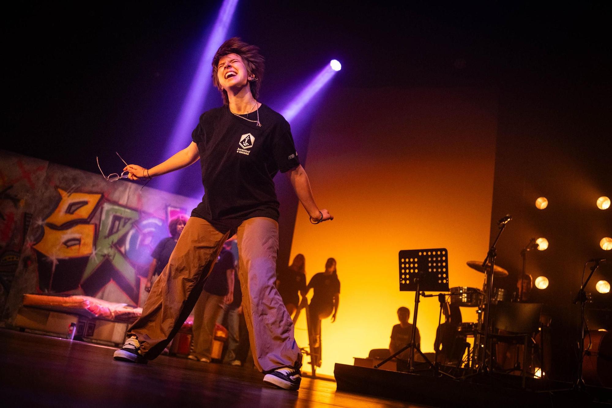 Ensayo de 'Reflejos', del proyecto de Juventud a escena