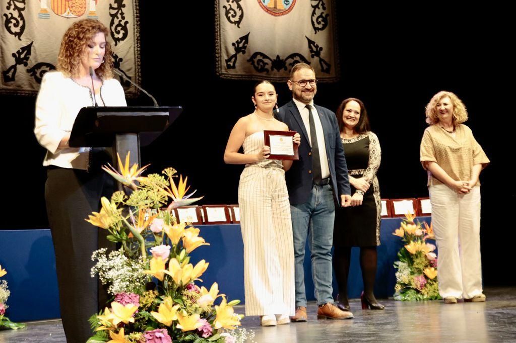 Entrega de distinciones al alumnado en Lorca