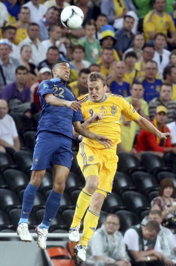 El partido Ucrania 0 - Francia 2, en imágenes