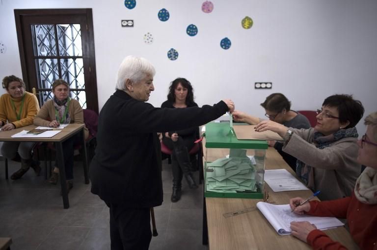 Las elecciones andaluzas, en imágenes