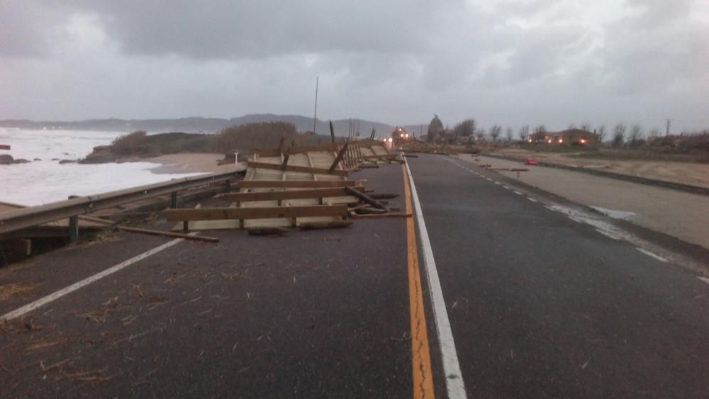 El temporal en Galicia en imágenes