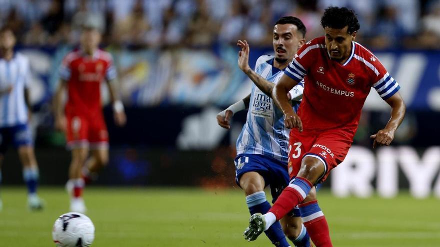 Un gol en el descuento rescata un punto para el Málaga ante el Espanyol
