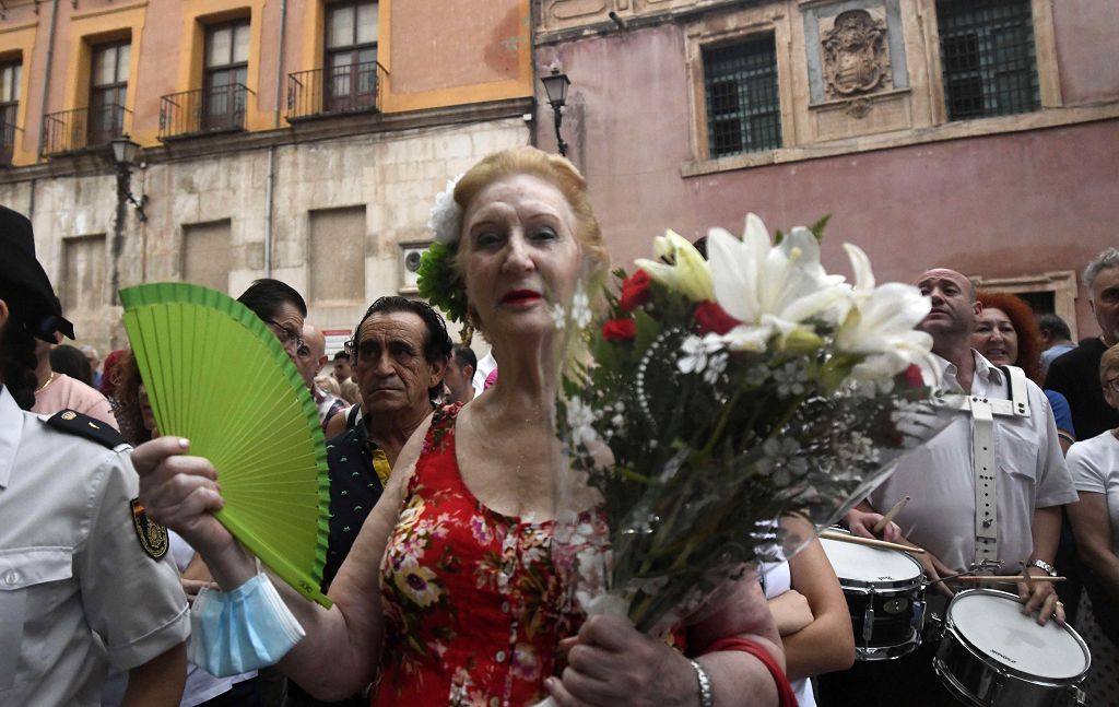 Romería de Murcia: Misa previa y primer tramo del recorrido