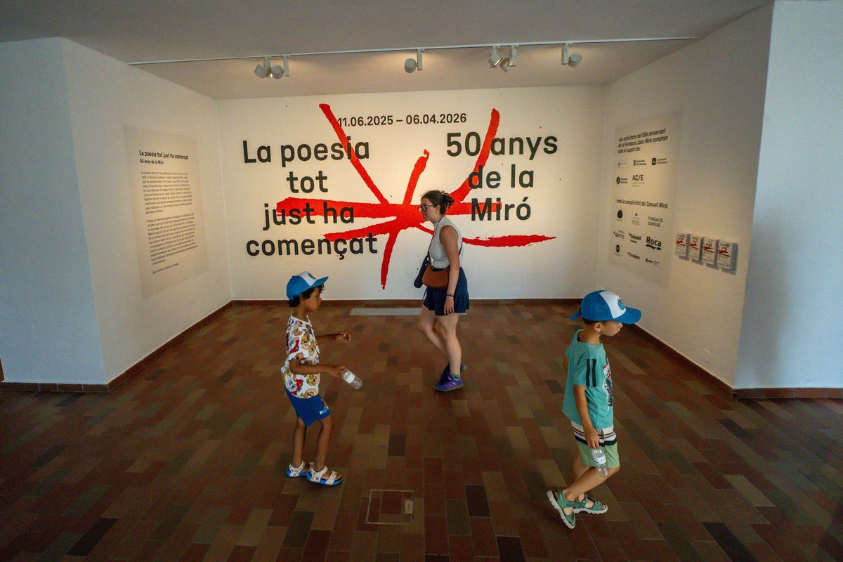 La Fundació Miró abre sus puertas en la fiesta de su 50º aniversario