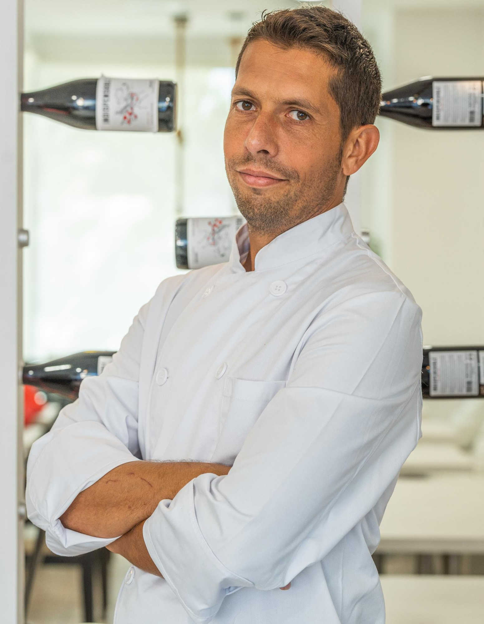 Raul Ruiz, conegut com a Rako, al seu restaurant, El 9 Suprem, de Figueres.