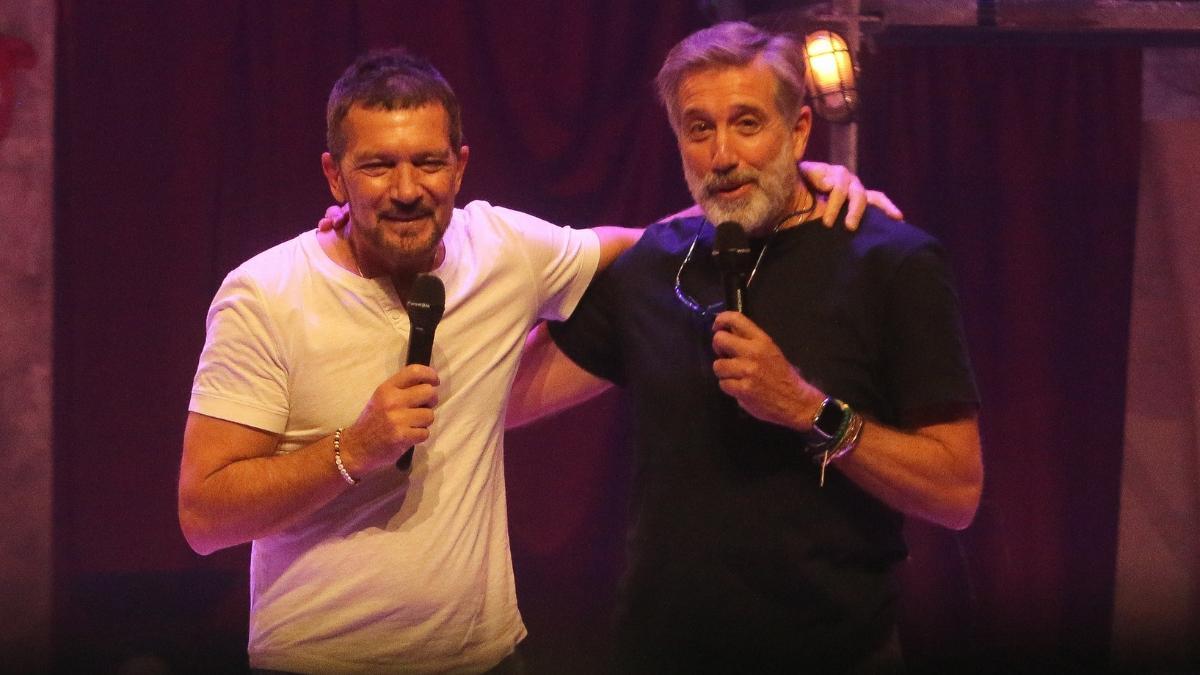 Emilio Aragón y Antonio Banderas
